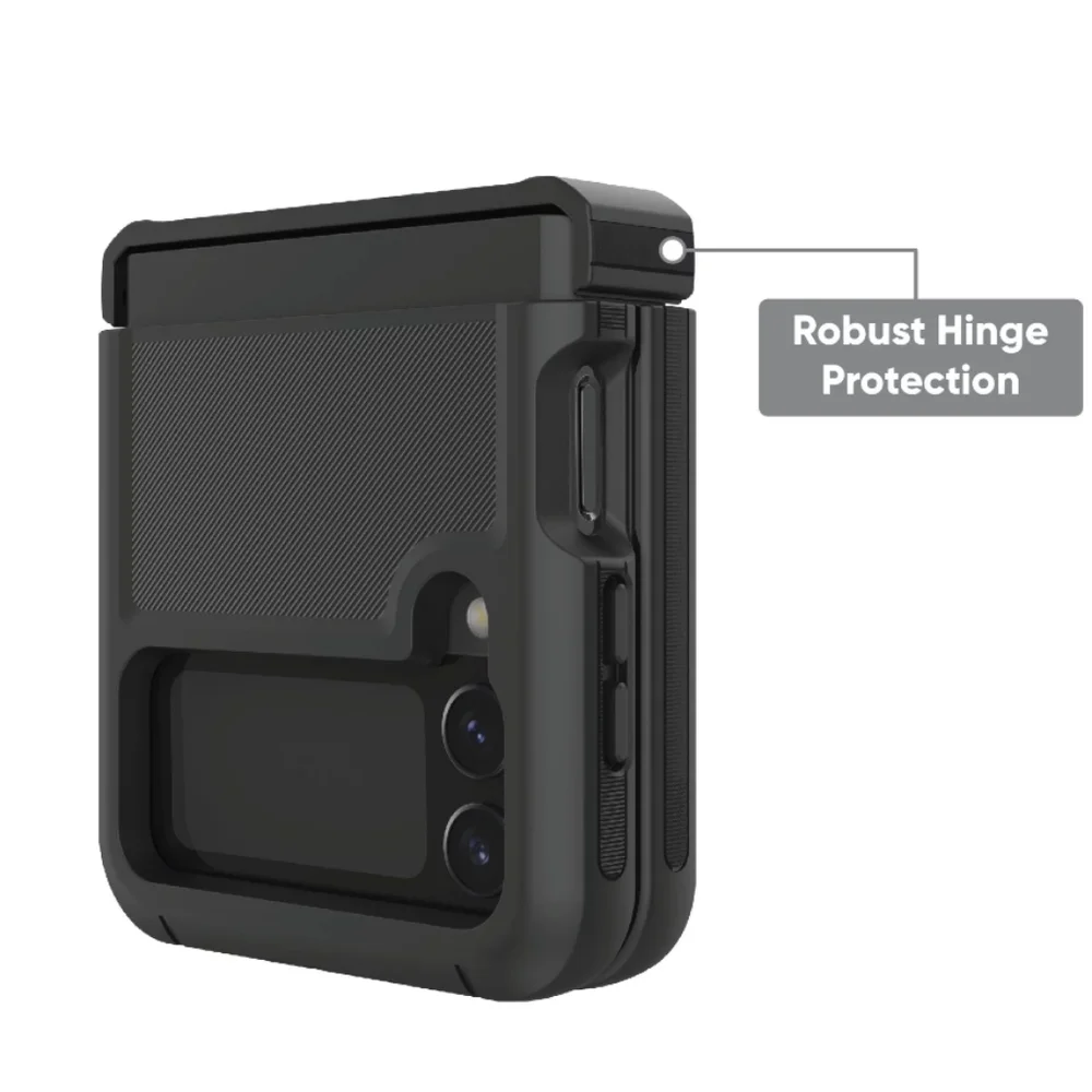 NEW Samsung Galaxy Z Flip4 5GBlack Rugged Phone Case
